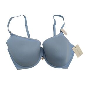 On Gossamer G4170 Next to Nothing Micro T-Shirt Bra Size 34DD‎ Blue Skies NWT